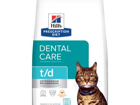 Hill s Prescription Diet t d Dental Care Dry Cat Food on Sale