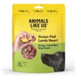 Animals Like Us Grass-Fed Lamb Heart Freeze-Dried Raw Dog Treats 85g Online now