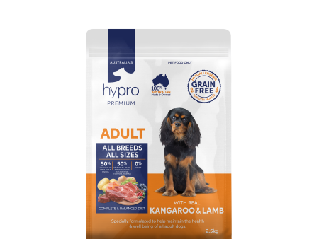 Hypro Premium Grain Free Adult Kangaroo & Lamb Dry Dog Food Online now