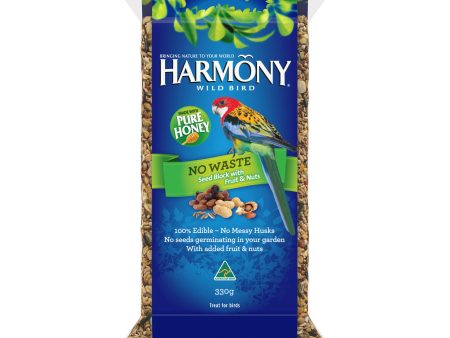 Harmony No Waste Seed Block 330g Online Sale