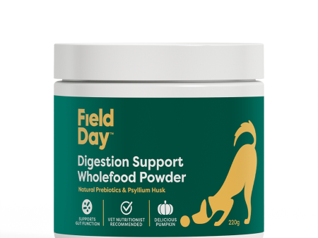 Field Day Dog Digestion Support Wholefood Powder 220g For Sale