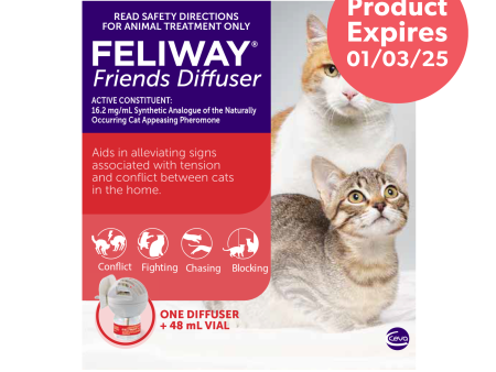 Feliway Friends Diffuser & Refill 48ml Online Sale