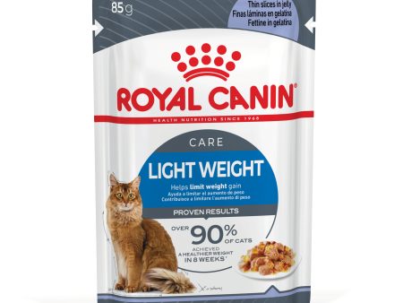 Royal Canin Light Weight Care with Jelly Adult Wet Cat Food Pouches 85g x 12 Online