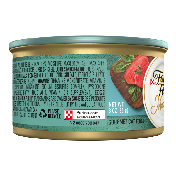 Fancy Feast Medleys Tuna Florentine With Garden Greens Adult Wet Cat Food 85g x 24 For Discount