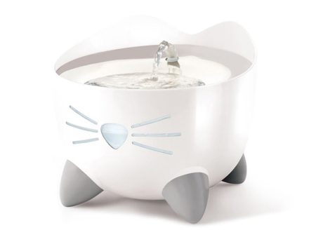 Catit Pixi Cat Fountain White with Stainless Steel For Discount