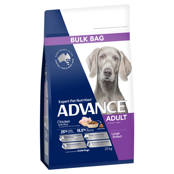 Advance Chicken and Rice Large Breed Adult Dry Dog Food Fashion