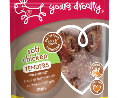 Yours Droolly Soft Chicken Tenders Dog Treats 500g Online Hot Sale