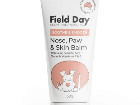 Field Day Soothe & Smooth Nose Paw & Skin Balm 50g For Sale