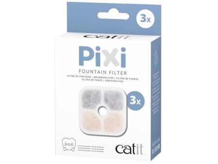 Catit Pixi Cat Fountain Filter Cartridge 3 Pack Sale