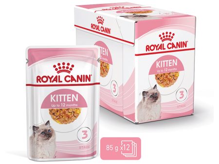 Royal Canin Kitten Instinctive with Jelly Wet Cat Food Pouches 85g x 12 Sale