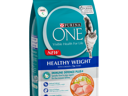 Purina ONE Healthy Weight With Chicken Adult Dry Cat Food 1.4kg For Cheap