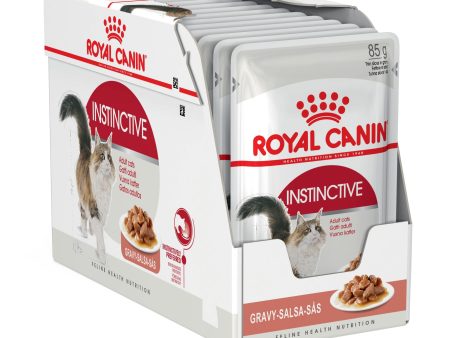 Royal Canin Instinctive With Gravy Adult Wet Cat Food Pouches 85g x 12 on Sale