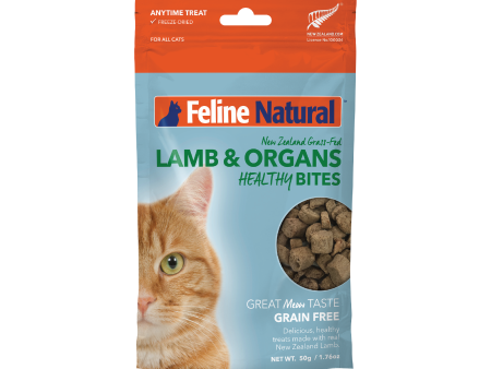 Feline Natural Grain Free Freeze Dried Cat Treats Lamb 50g Discount