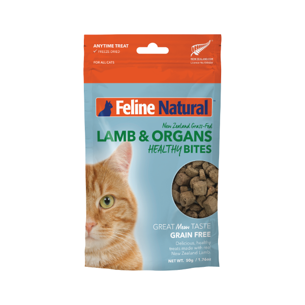 Feline Natural Grain Free Freeze Dried Cat Treats Lamb 50g Discount