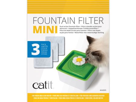 Catit 2.0 Senses Cat Flower Water Fountain Mini Cartridge 3 Pack Hot on Sale