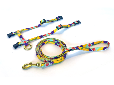 Anipal Gigi the Gouldian Finch Recycled Cat Harness and Lead Discount