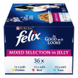 Felix As Good As It Looks Mixed Selection Adult Wet Cat Food 85g x 36 Discount