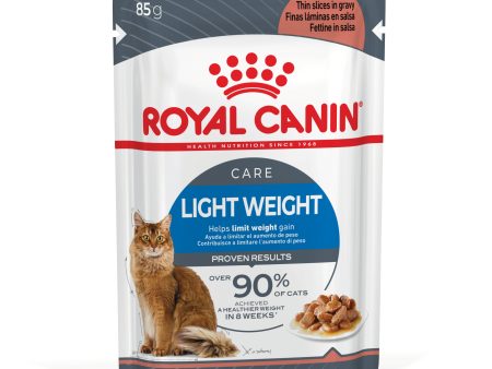 Royal Canin Light Weight Care with Gravy Adult Wet Cat Food Pouches 85g x 12 Online