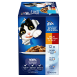 Felix Double Delicious Meat Selection in Jelly Adult Wet Cat Food 85g x 12 Online now