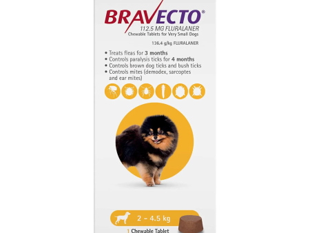 Bravecto Very Small Dog Chews 2-4.5Kg Online