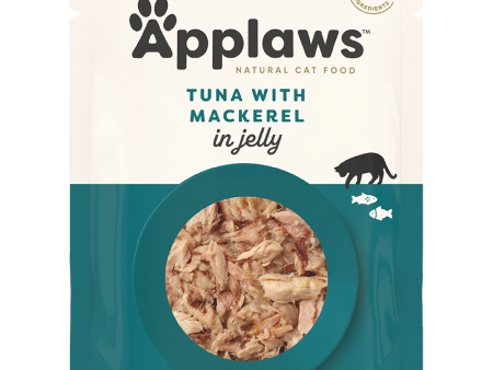 Applaws Natural Wet Cat Pouch Tuna & Mackerel 70g x 16 Cheap