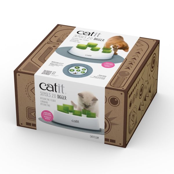 Catit 2.0 Senses Cat Food Digger Supply