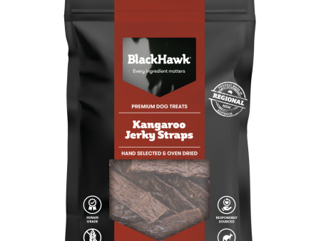 Black Hawk Kangaroo Jerky Straps Dog Treats 100g For Discount