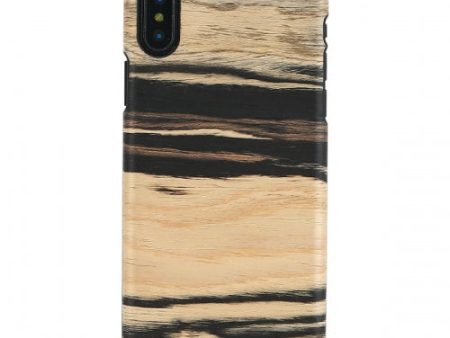 MAN&WOOD SmartPhone case iPhone X XS white ebony black For Sale