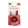 Sbox USB->Type-C M M 1.5m CTYPE-1.5R strawberry red Hot on Sale