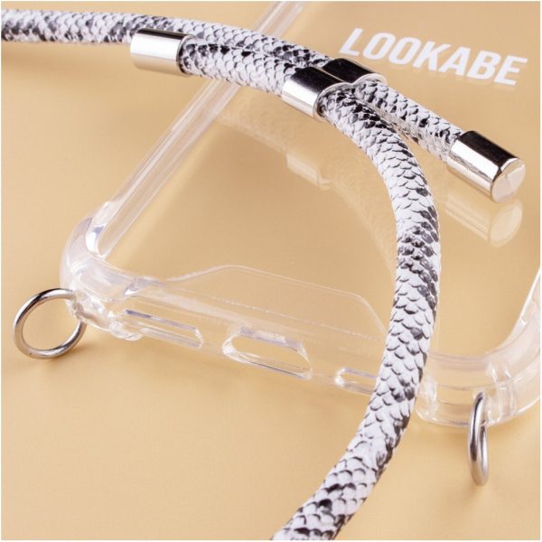 Lookabe Necklace Snake Edition iPhone Xr silver snake loo019 Discount