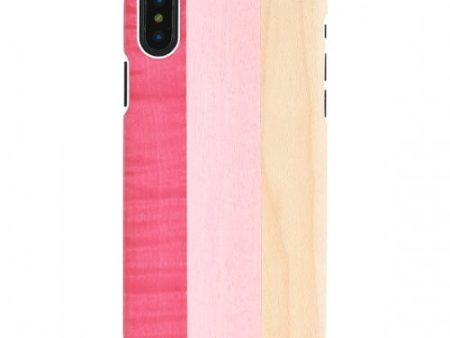 MAN&WOOD SmartPhone case iPhone X XS pink pie white Sale