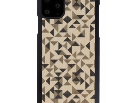 MAN&WOOD SmartPhone case iPhone 11 Pro Max mono triangle black Cheap