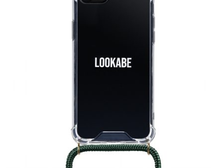 Lookabe Necklace iPhone 7 8 gold green loo011 Online now