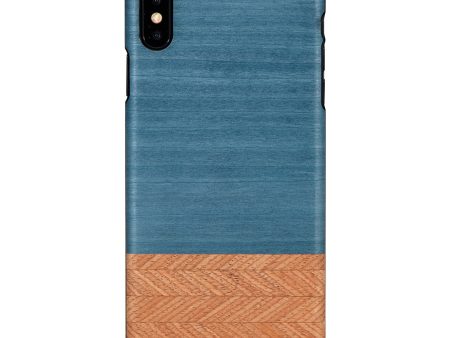 MAN&WOOD SmartPhone case iPhone X XS denim black Fashion