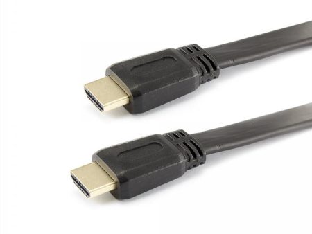 Sbox HDMI-HDMI 1.4 Flat M M 1.5m HDMI-FLAT-15B black Online Sale