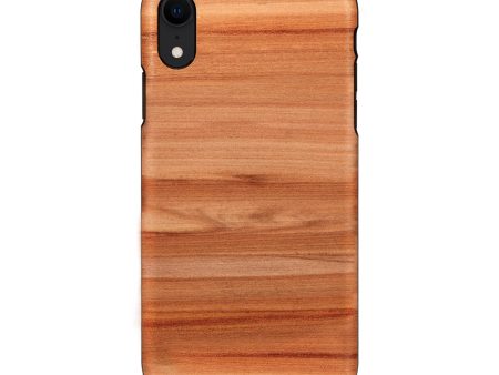 MAN&WOOD SmartPhone case iPhone XR cappuccino black Cheap