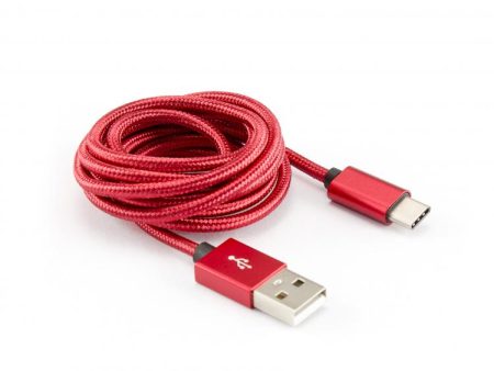 Sbox USB->Type-C M M 1.5m CTYPE-1.5R strawberry red Hot on Sale