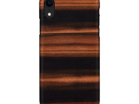 MAN&WOOD SmartPhone case iPhone XR ebony black For Cheap