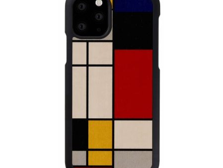 MAN&WOOD SmartPhone case iPhone 11 Pro mondrian wood black Fashion