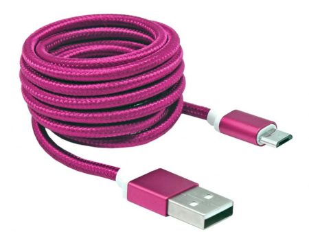 Sbox USB->Micro USB M M 1.5m USB-10315P Pitaya Pink Sale