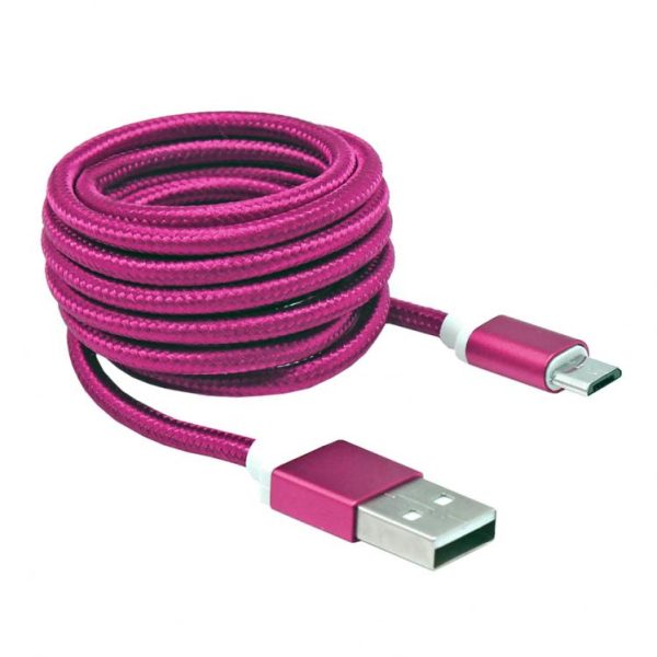 Sbox USB->Micro USB M M 1.5m USB-10315P Pitaya Pink Sale