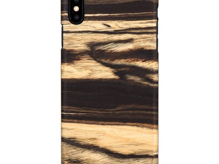 MAN&WOOD SmartPhone case iPhone XS Max white ebony black Hot on Sale