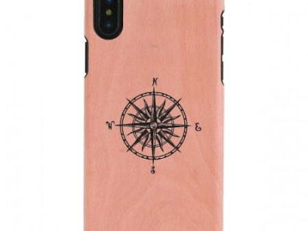 MAN&WOOD SmartPhone case iPhone X XS compass black Online Sale