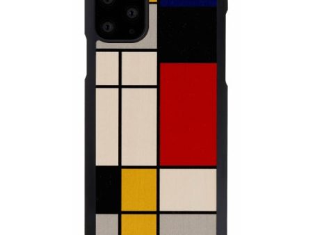 MAN&WOOD SmartPhone case iPhone 11 Pro Max mondrian wood black Hot on Sale