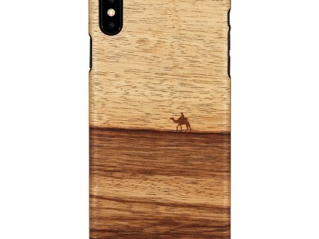 MAN&WOOD SmartPhone case iPhone XS Max terra black on Sale