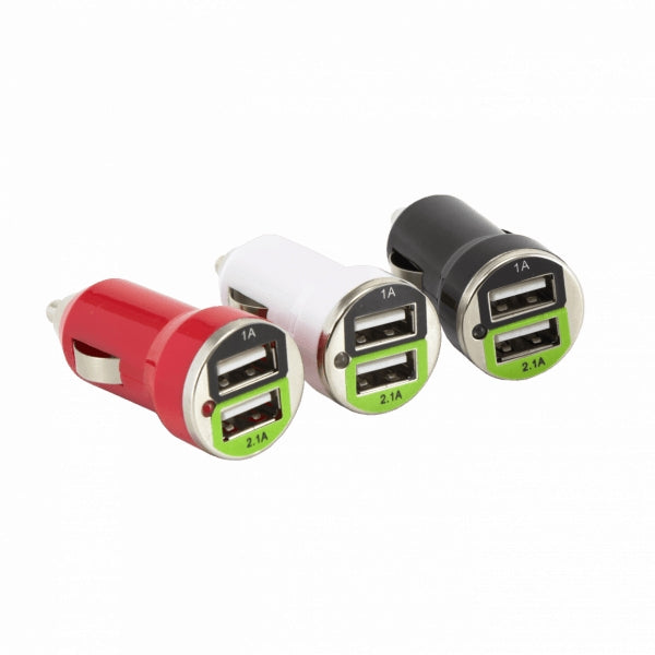 Sbox CC-221B Dual USB Car Charger CC-221B blackberry black on Sale