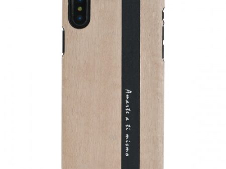 MAN&WOOD SmartPhone case iPhone X XS diario black Discount