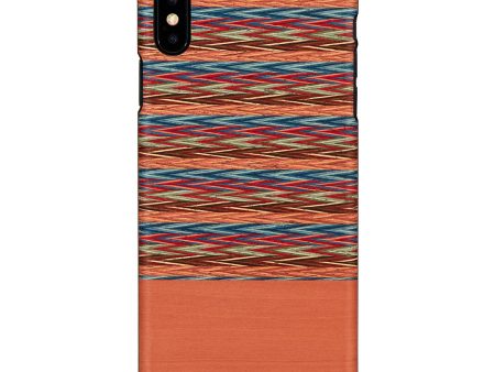 MAN&WOOD SmartPhone case iPhone X XS browny check black Online Sale