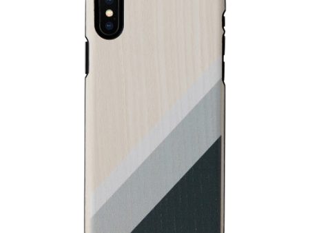 MAN&WOOD SmartPhone case iPhone X XS gray suit black Discount