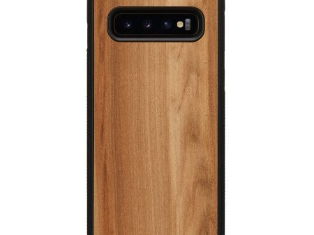 MAN&WOOD SmartPhone case Galaxy S10 cappuccino black Hot on Sale